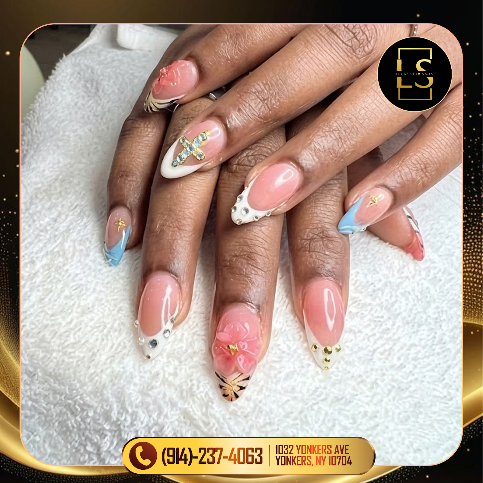 1032 Lucky Star Nail N Spa logo